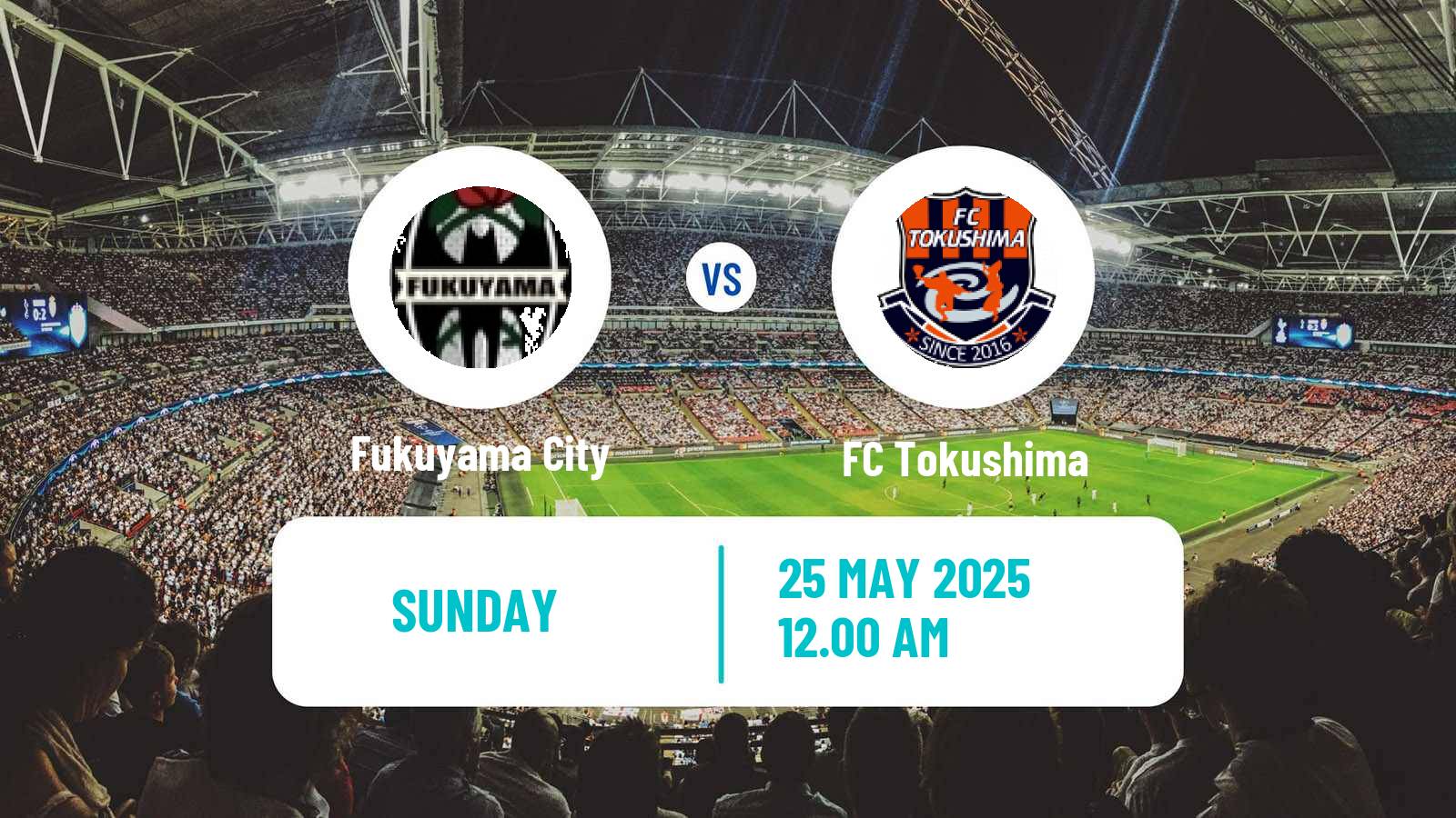 Soccer Japan Emperors Cup Fukuyama City - FC Tokushima