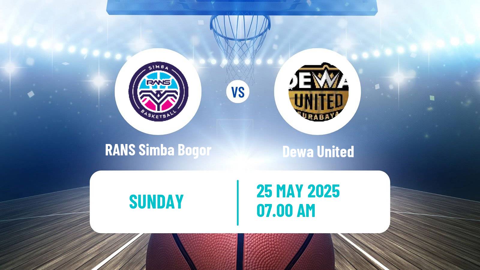 Basketball Indonesian IBL RANS Simba Bogor - Dewa United