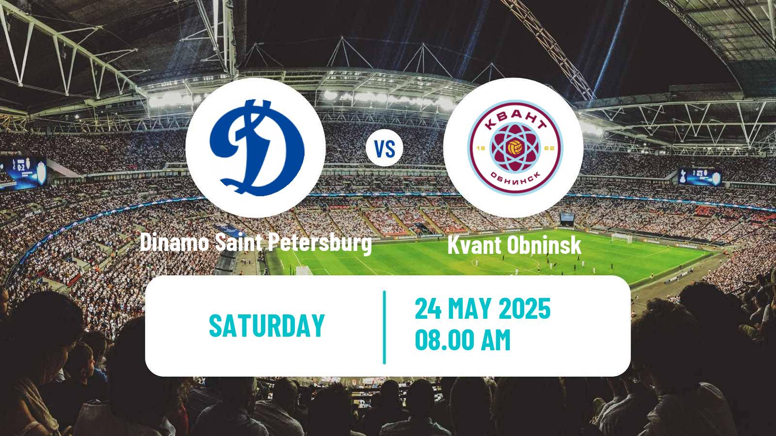 Soccer FNL 2 Division B Group 3 Dinamo Saint Petersburg - Kvant Obninsk