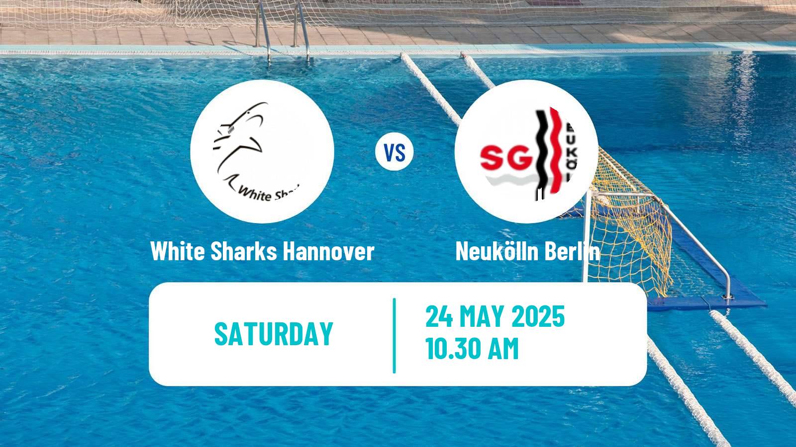 Water polo German Pro A Water Polo White Sharks Hannover - Neukölln Berlin