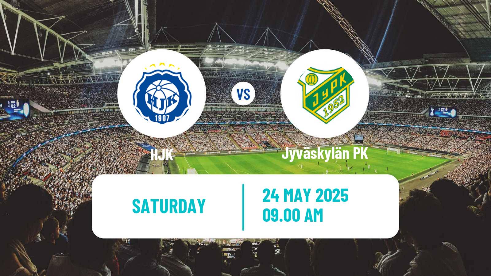 Soccer Finnish Kansallinen Liiga Women HJK - Jyväskylän PK