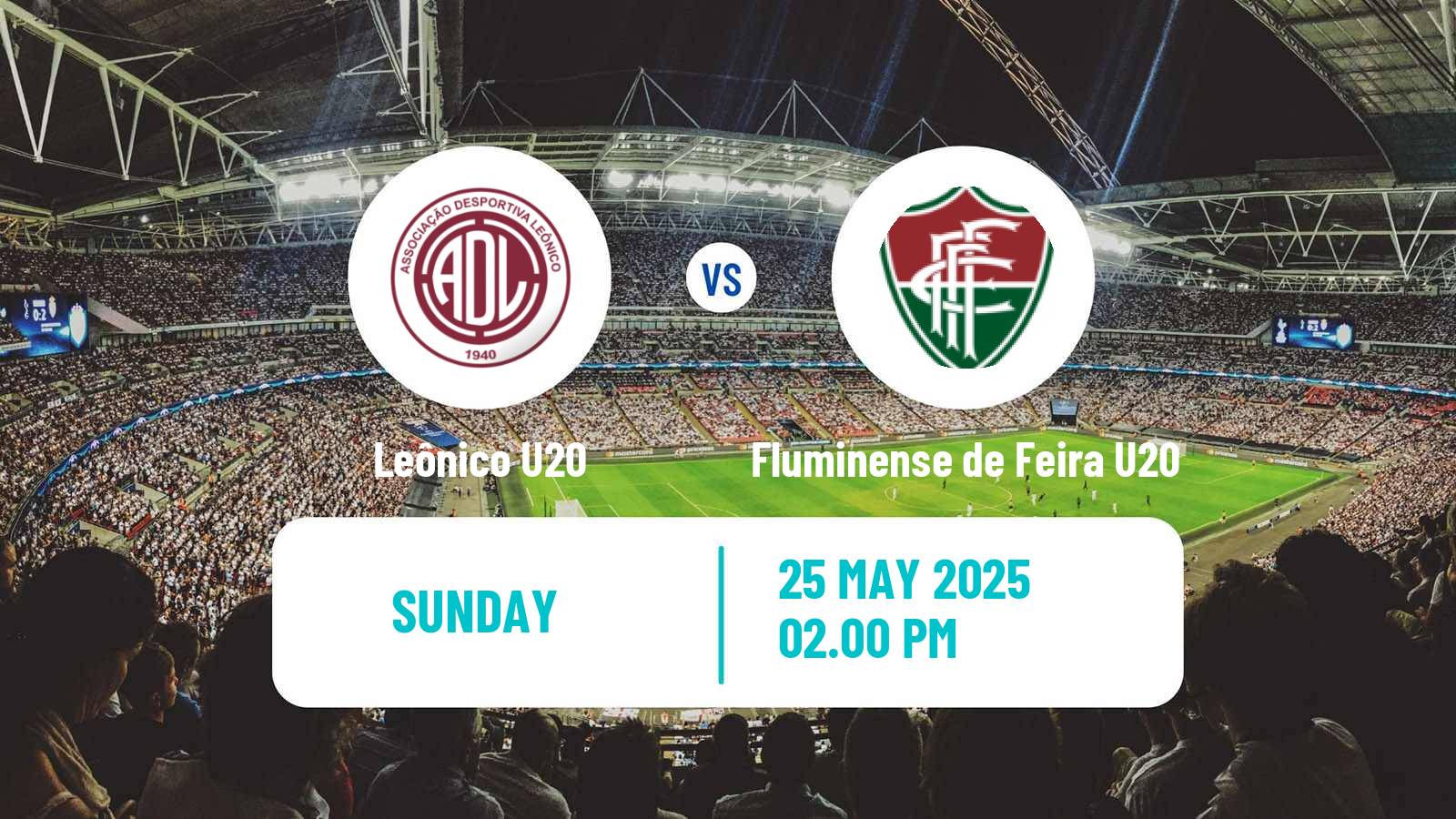 Soccer Brazilian Baiano U20 Leônico U20 - Fluminense de Feira U20