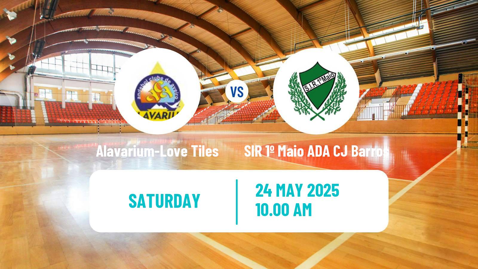 Handball Portuguese 1a Divisao Handball Women Alavarium-Love Tiles - SIR 1º Maio ADA CJ Barros