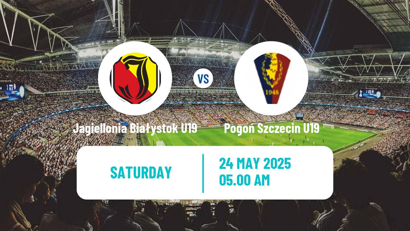 Soccer Polish Central Youth League Jagiellonia Białystok U19 - Pogoń Szczecin U19