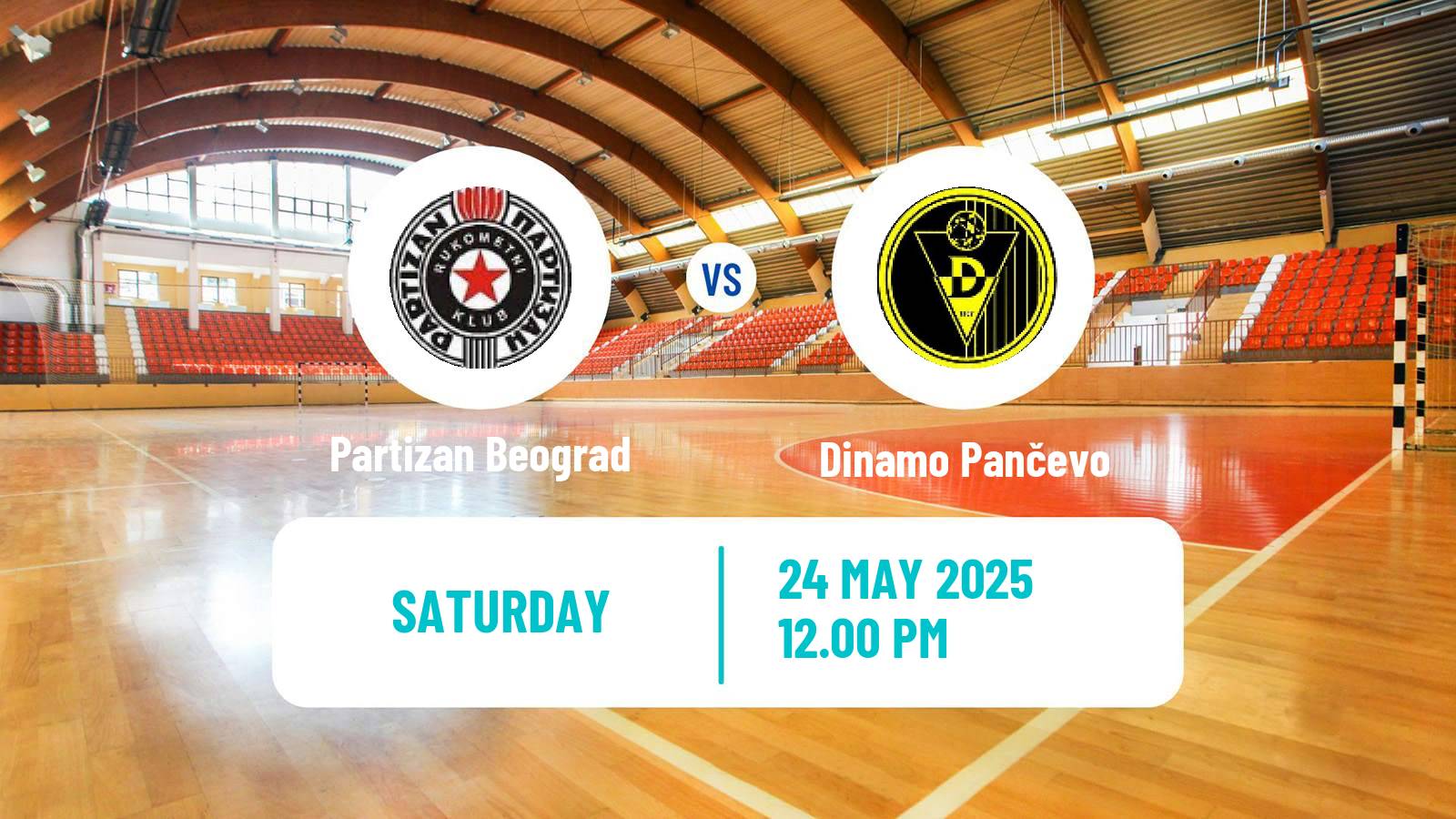 Handball Serbian Superliga Handball Partizan Beograd - Dinamo Pančevo