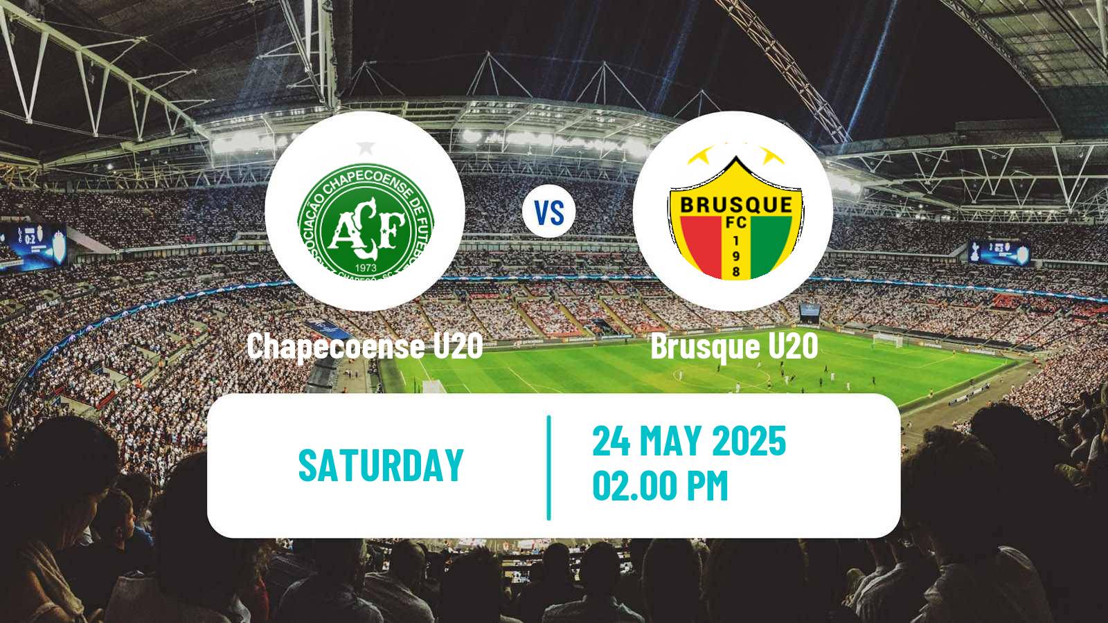 Soccer Brazilian Catarinense U20 Chapecoense U20 - Brusque U20