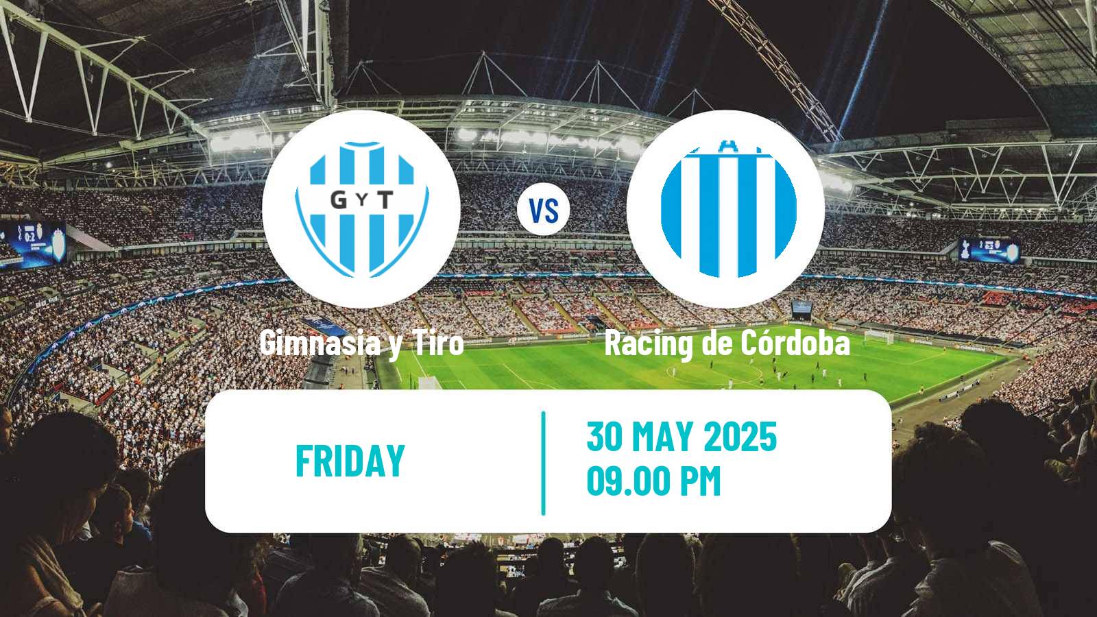 Soccer Argentinian Primera Nacional Gimnasia y Tiro - Racing de Córdoba