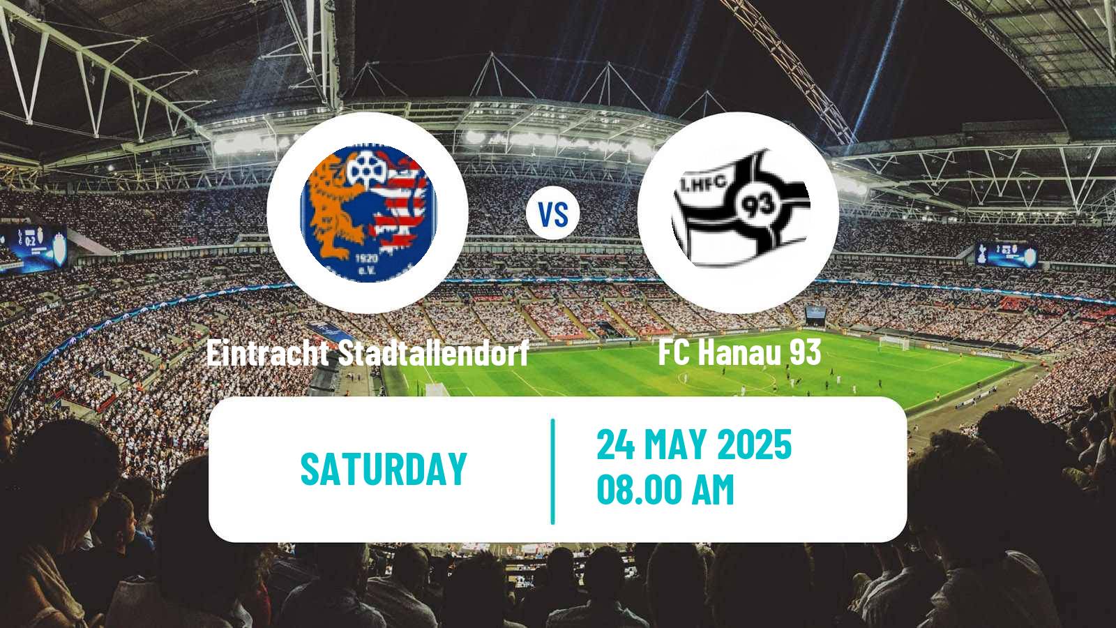 Soccer German Oberliga Hessen Eintracht Stadtallendorf - Hanau