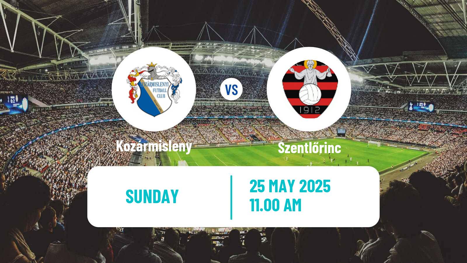 Soccer Hungarian NB II Kozármisleny - Szentlőrinc