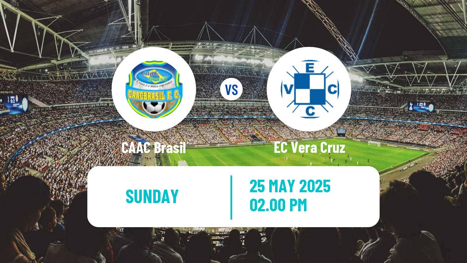 Soccer Brazilian Carioca C CAAC Brasil - EC Vera Cruz