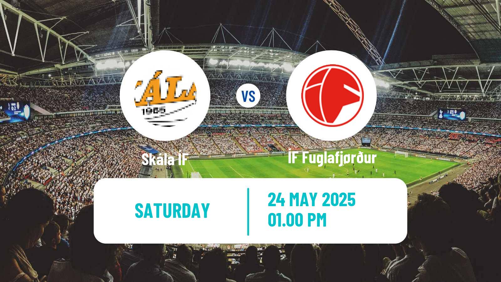 Soccer Faroe Islands 1 Deild Skála ÍF - ÍF Fuglafjørður