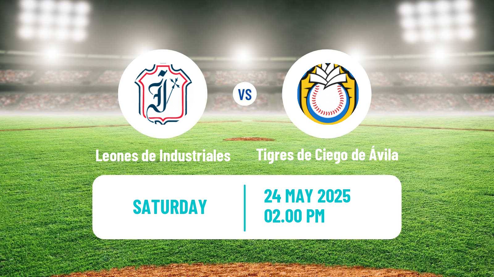 Baseball Cuba Liga Elite Baseball Leones de Industriales - Tigres de Ciego de Ávila