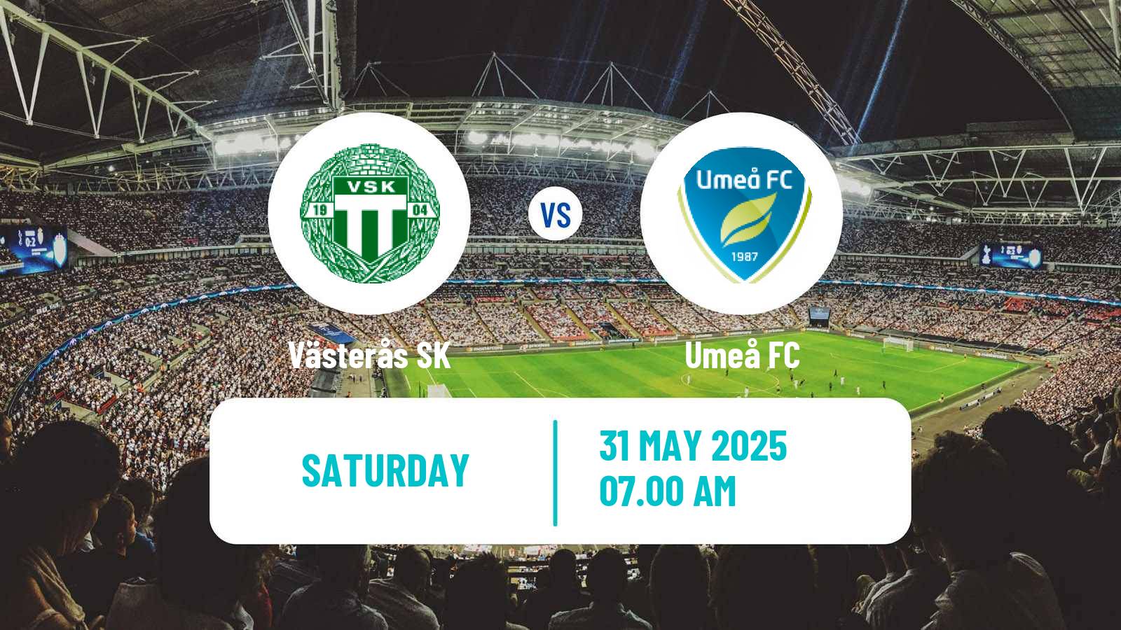 Soccer Swedish Superettan Västerås SK - Umeå