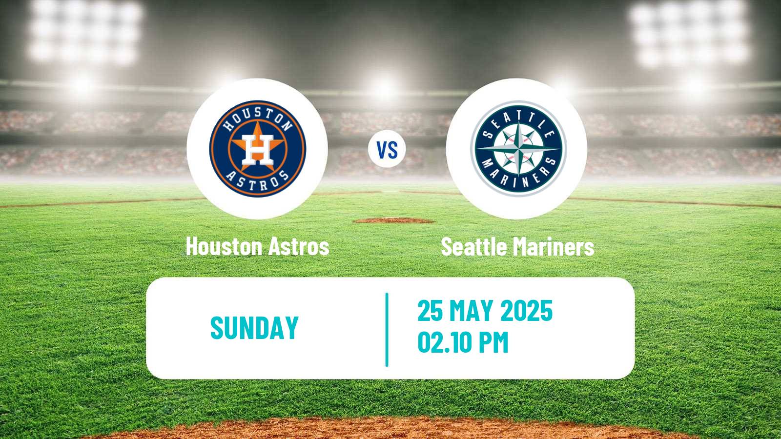 Baseball MLB Houston Astros - Seattle Mariners