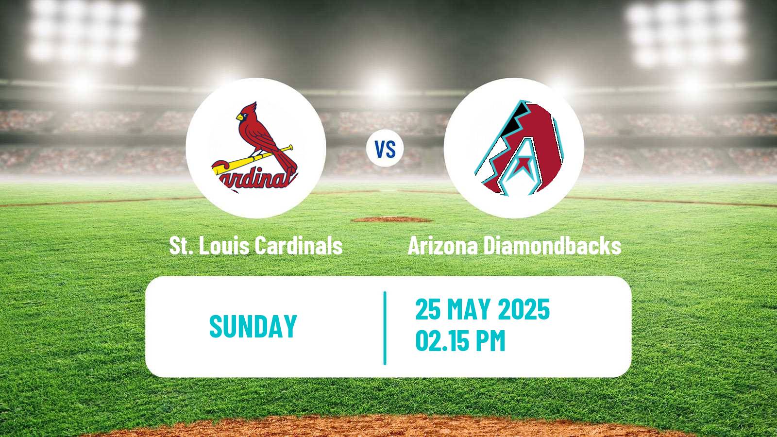 Baseball MLB St. Louis Cardinals - Arizona Diamondbacks