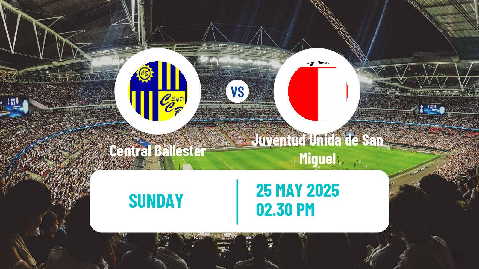 Soccer Argentinian Primera C Central Ballester - Juventud Unida de San Miguel