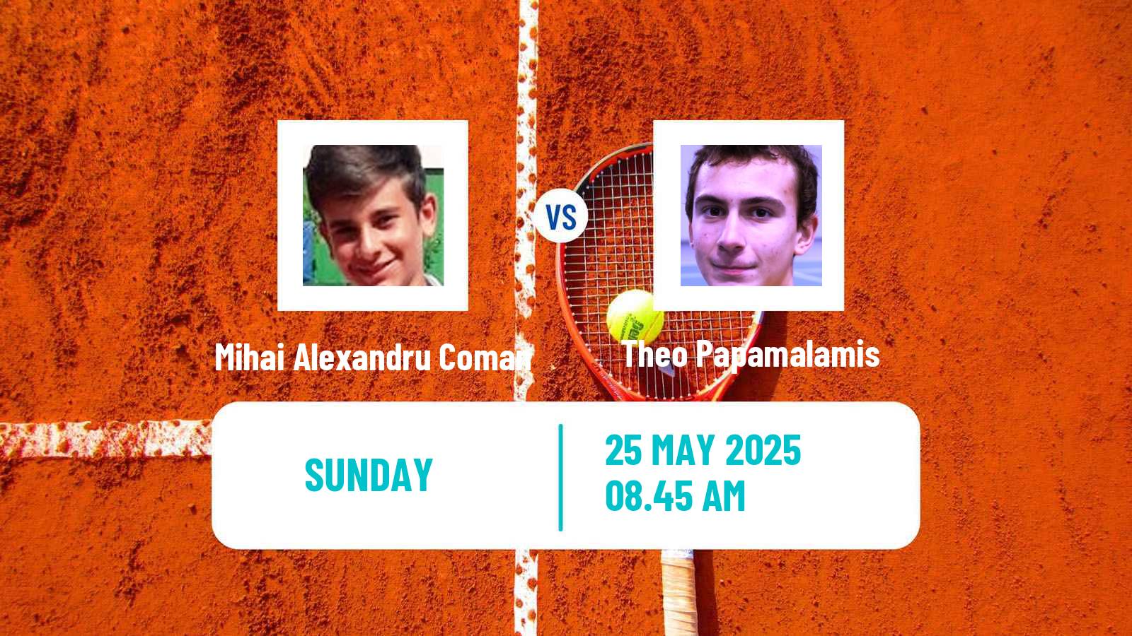Tennis Chisinau Challenger Men Mihai Alexandru Coman - Theo Papamalamis