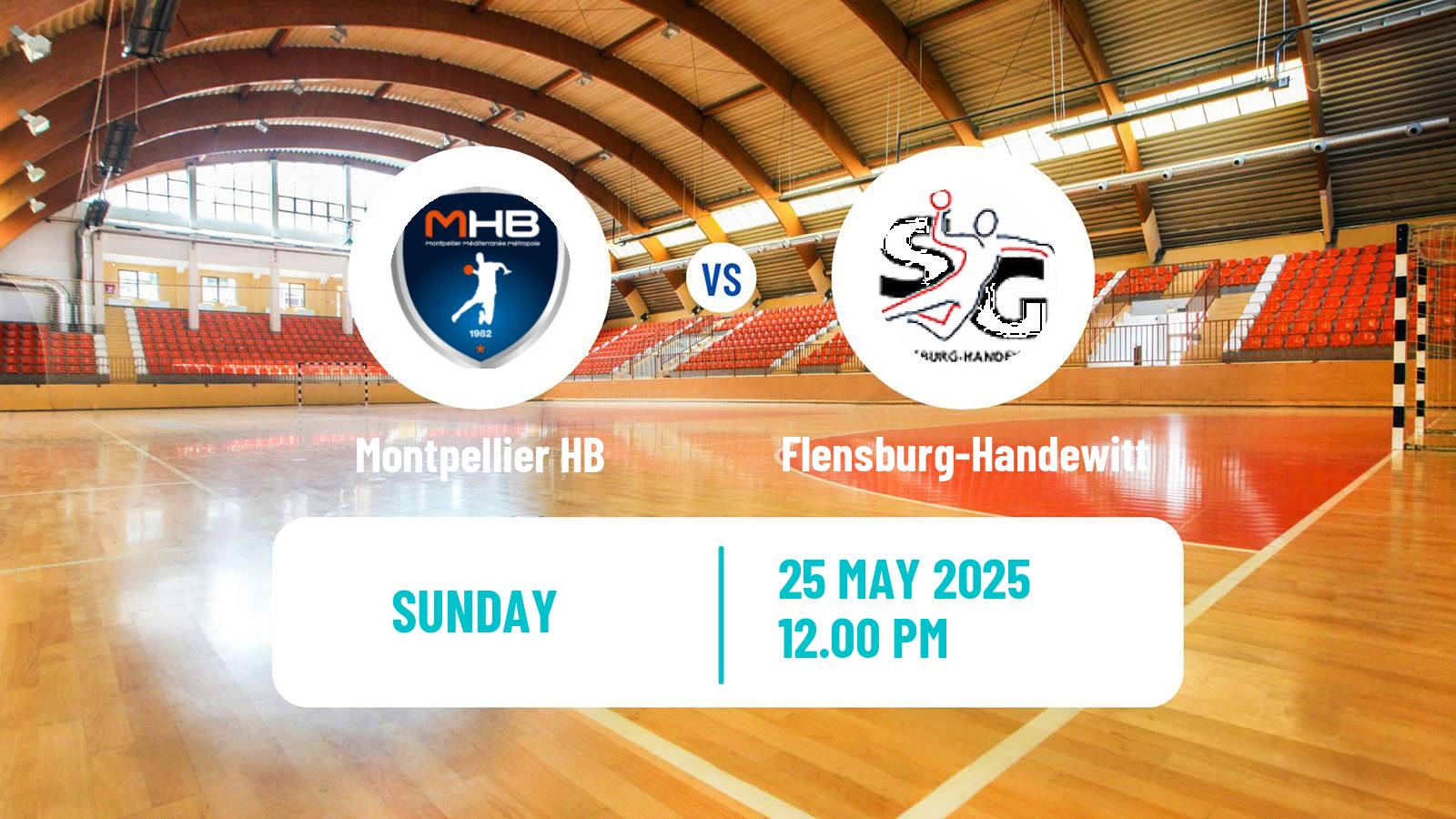 Handball EHF European League Montpellier HB - Flensburg-Handewitt