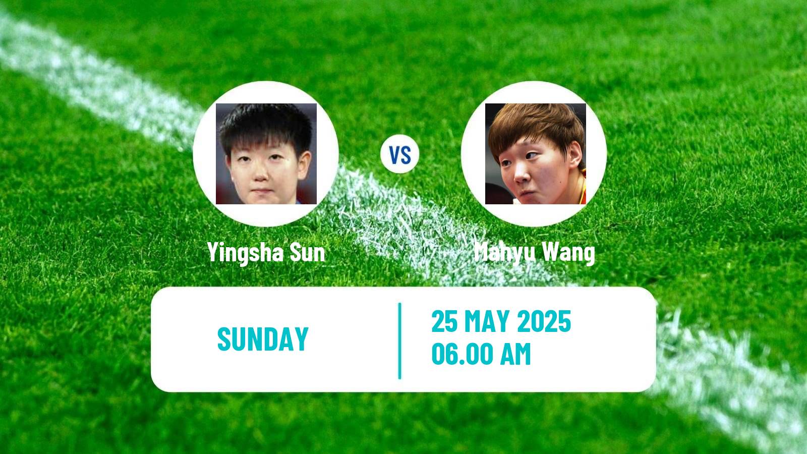 Table tennis World Championships Women Yingsha Sun - Manyu Wang