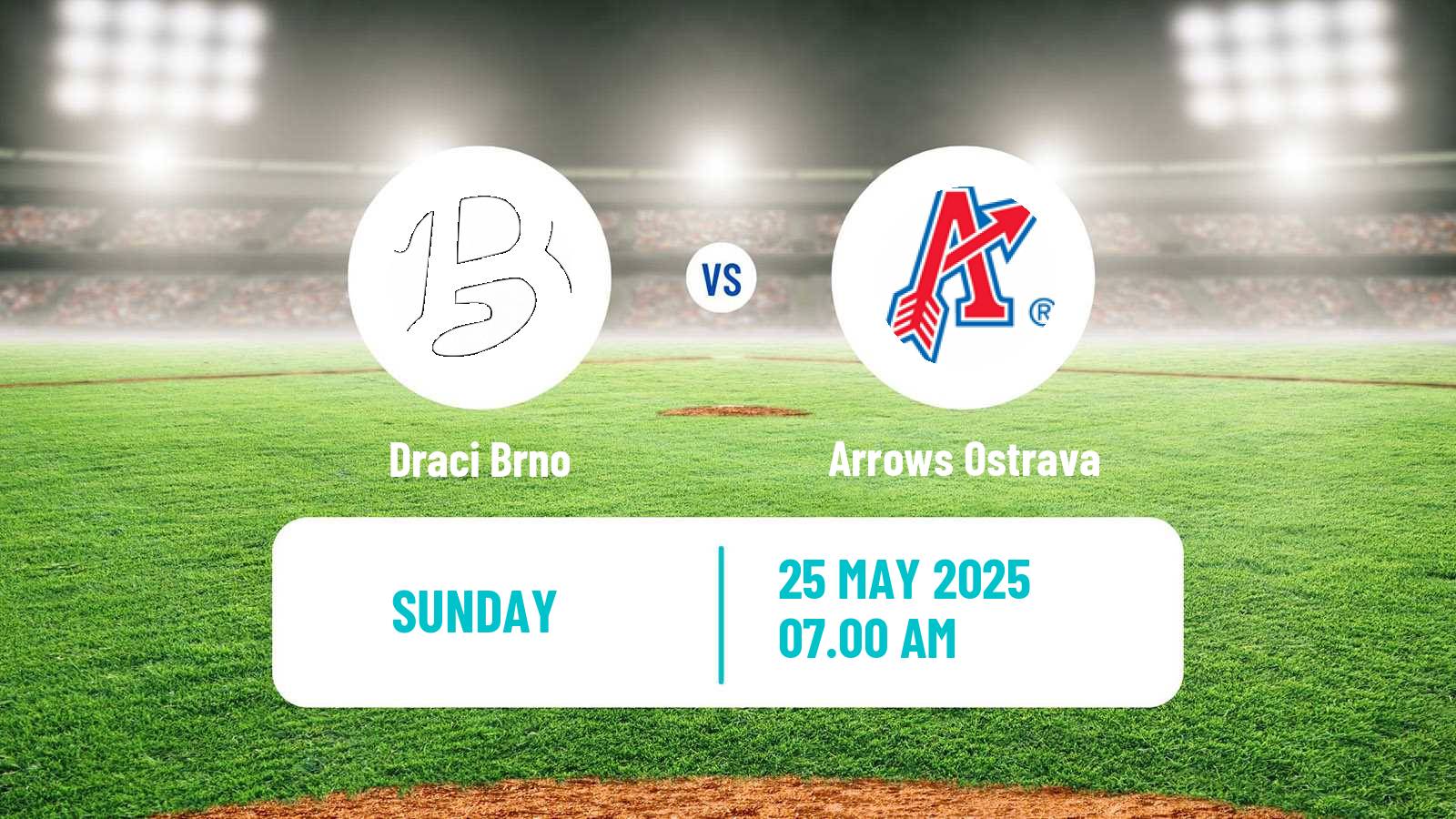 Baseball Czech Extraliga Baseball Draci Brno - Arrows Ostrava