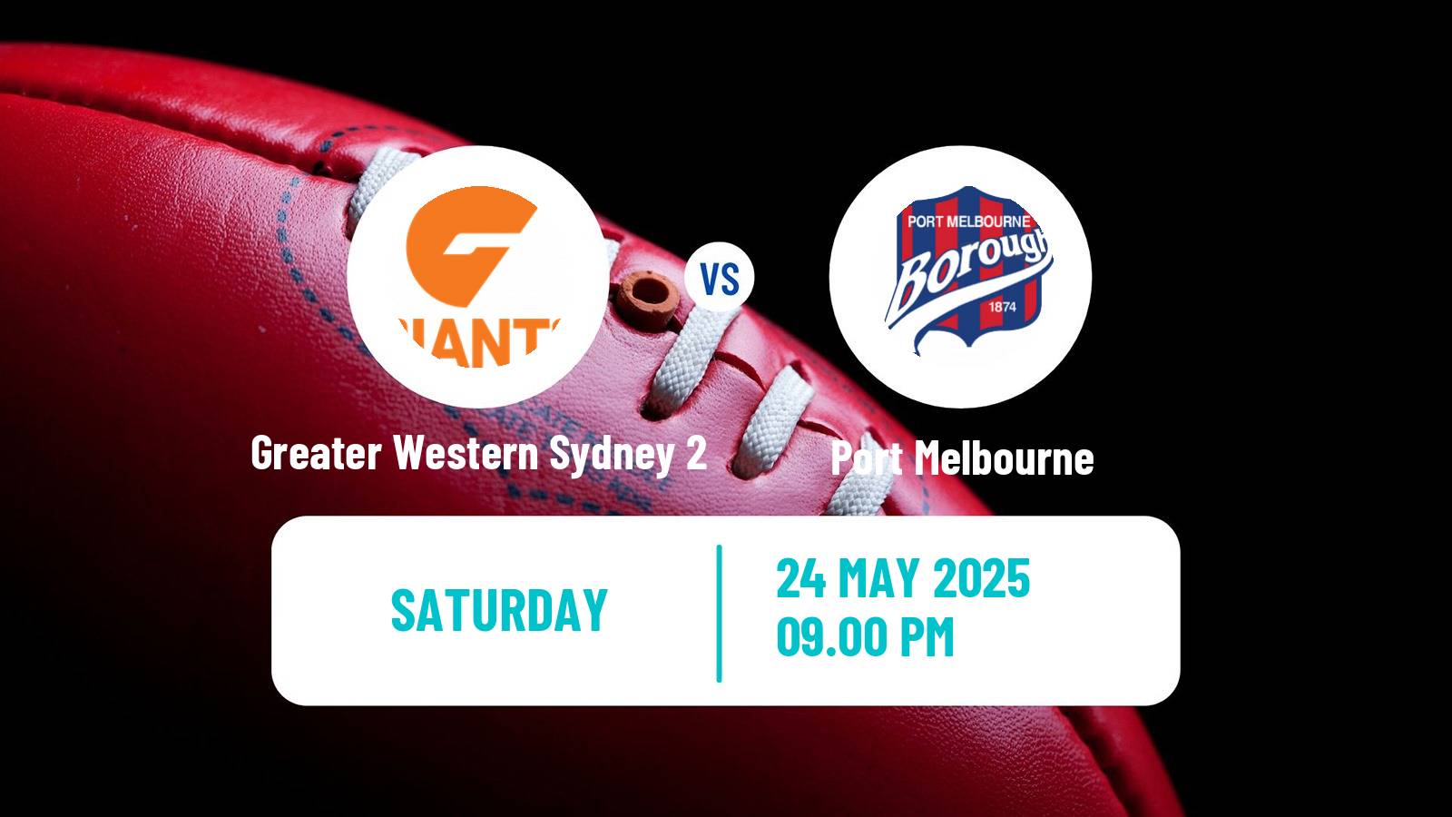 Aussie rules VFL Greater Western Sydney 2 - Port Melbourne