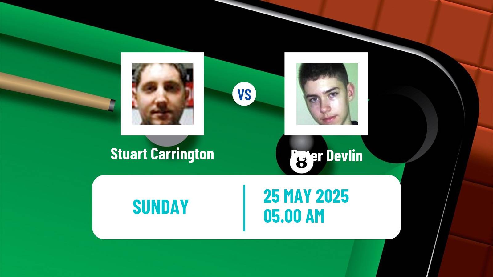Snooker Qualifying School 1 Stuart Carrington - Peter Devlin