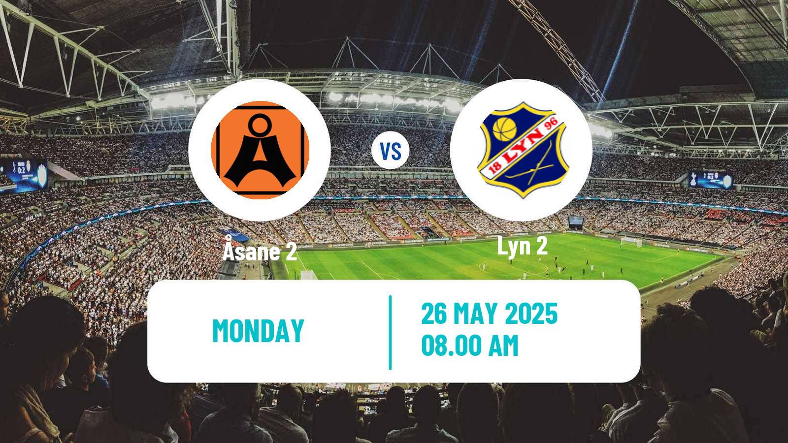 Soccer Norwegian Division 3 - Group 4 Åsane 2 - Lyn 2