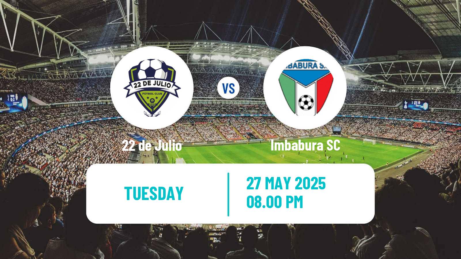 Soccer Ecuadorian Serie B 22 de Julio - Imbabura
