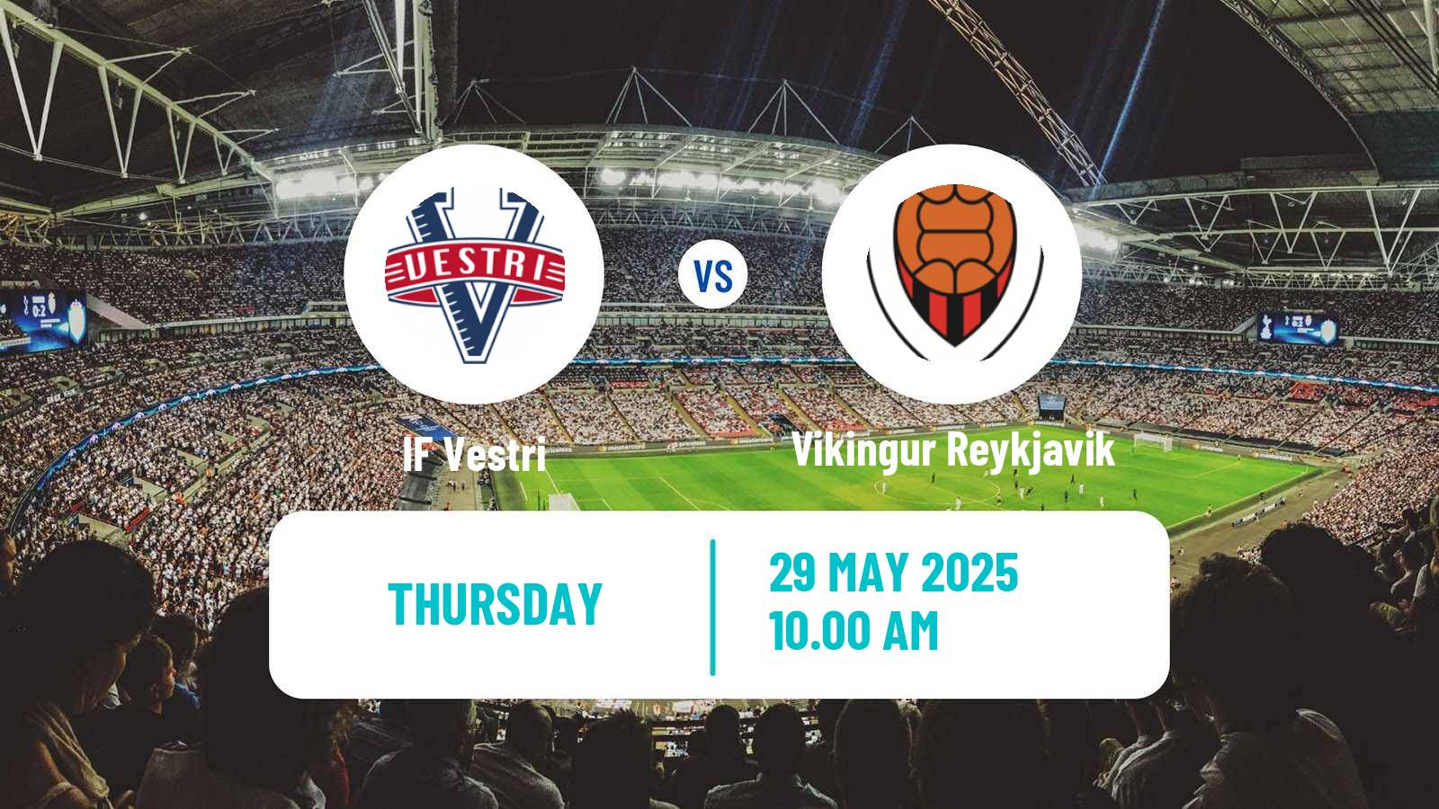 Soccer Icelandic Besta-deild karla Vestri - Vikingur Reykjavik