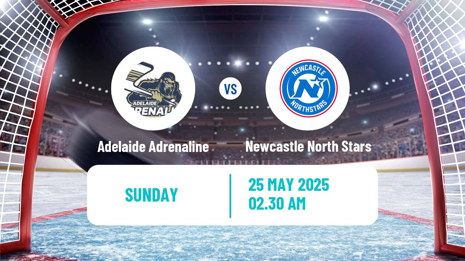 Hockey Australian Ice Hockey League Adelaide Adrenaline - Newcastle North Stars