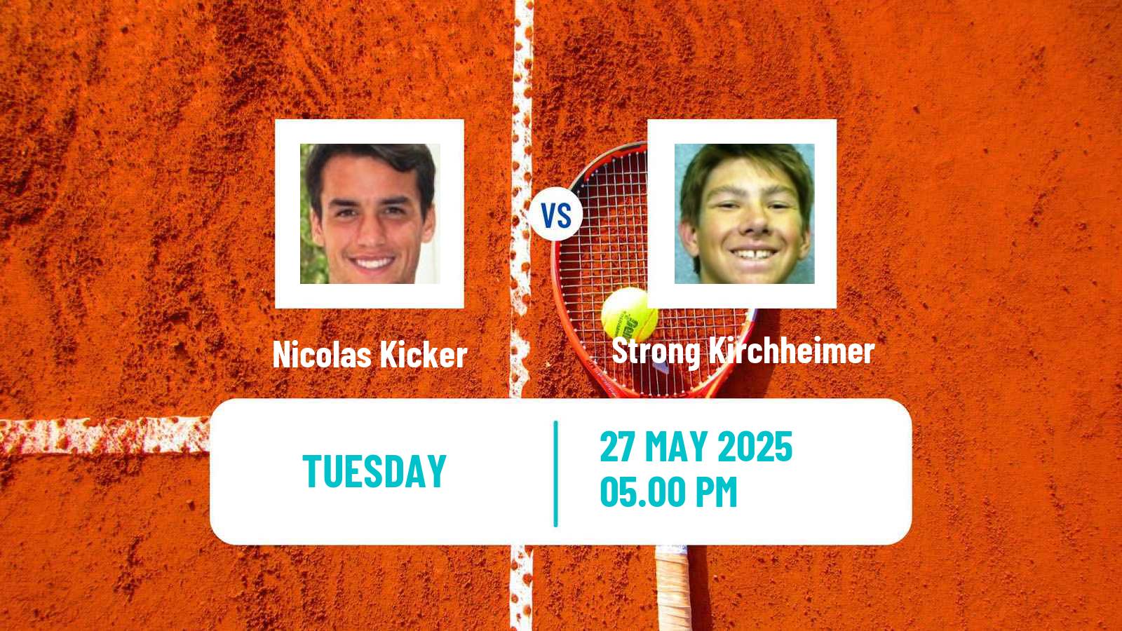 Tennis Little Rock Challenger Men Nicolas Kicker - Strong Kirchheimer