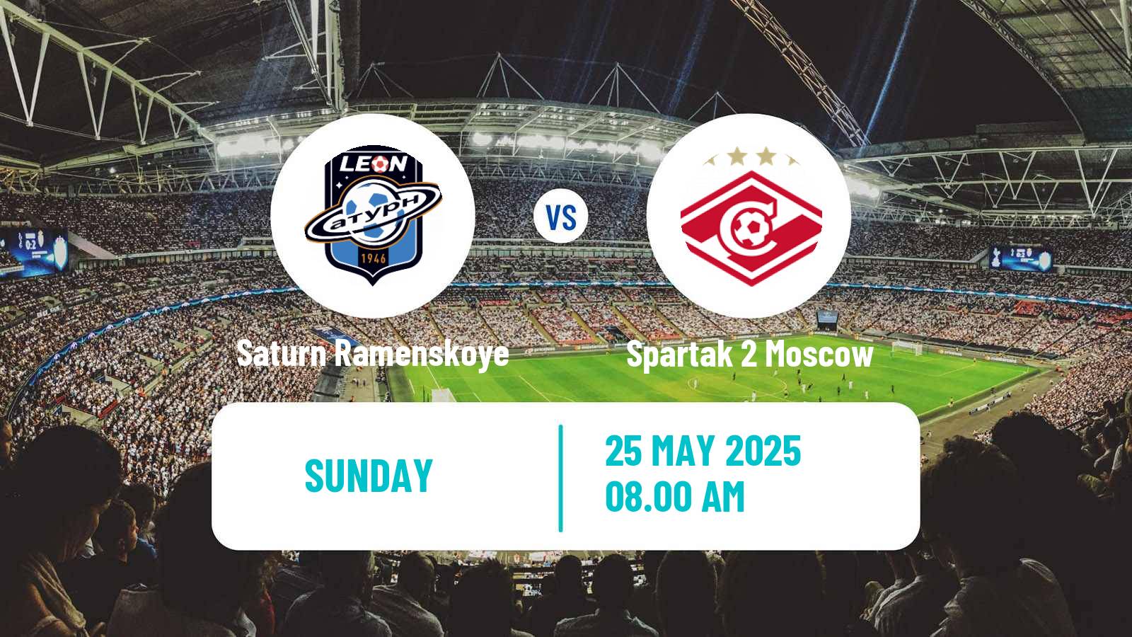 Soccer FNL 2 Division B Group 2 Saturn Ramenskoye - Spartak 2 Moscow