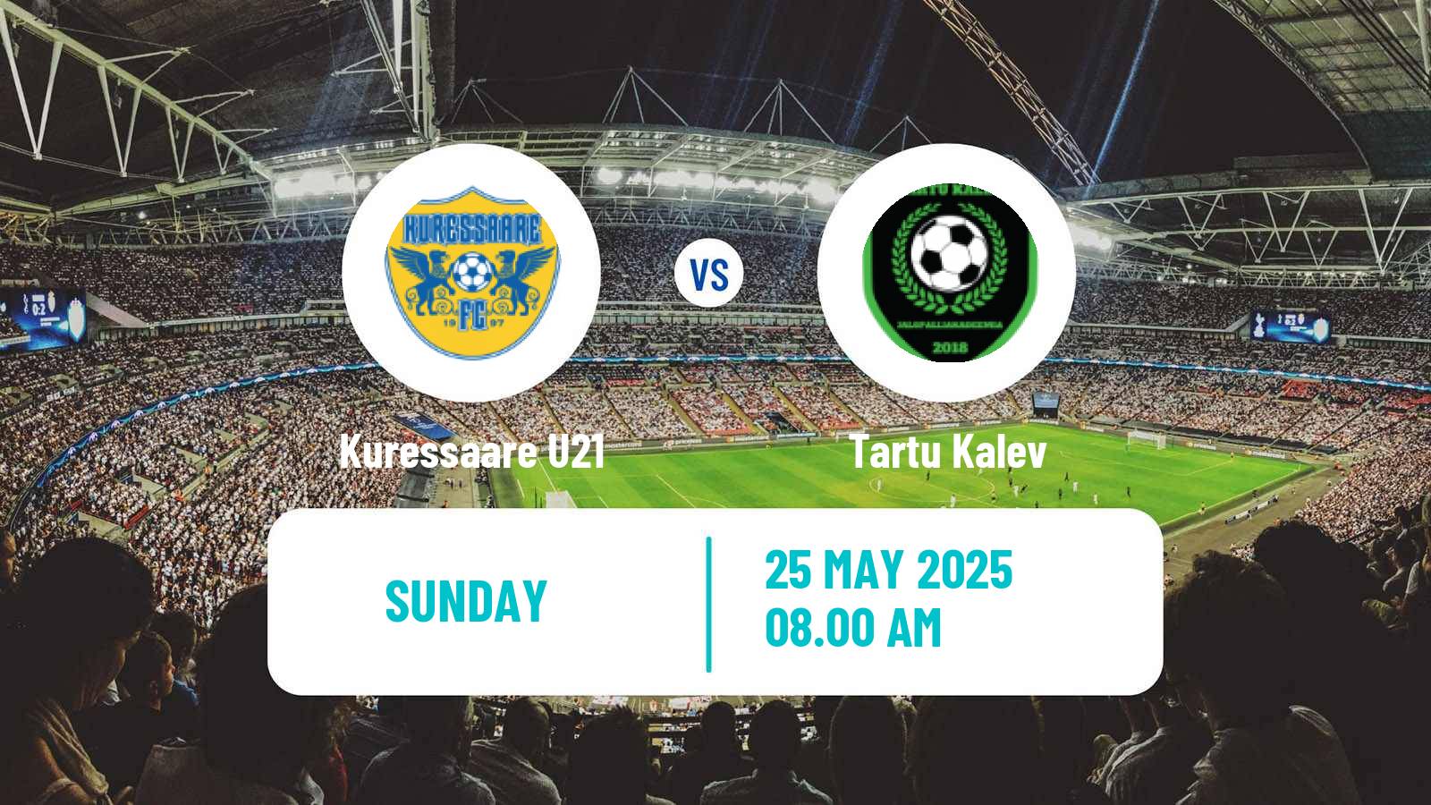 Soccer Estonian Esiliiga B Kuressaare U21 - Tartu Kalev