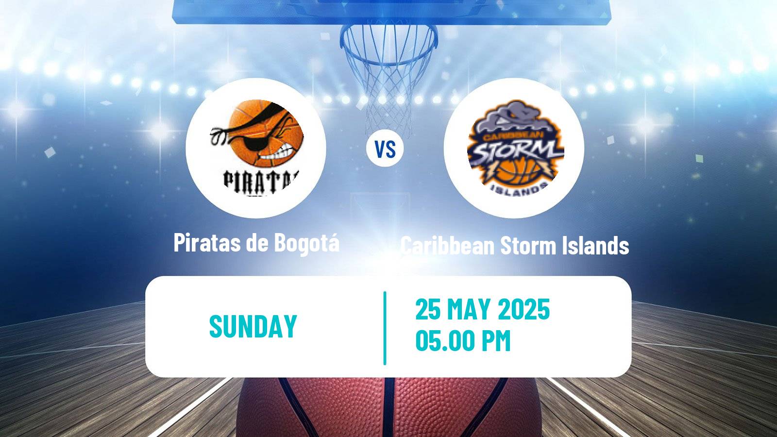 Basketball Colombian LBP Basketball Piratas de Bogotá - Caribbean Storm Islands