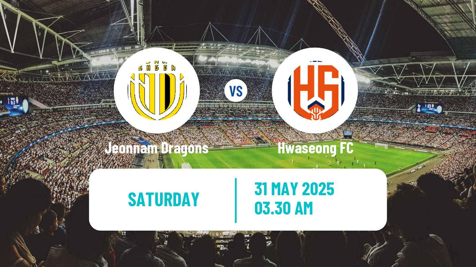 Soccer South Korean K-League 2 Jeonnam Dragons - Hwaseong
