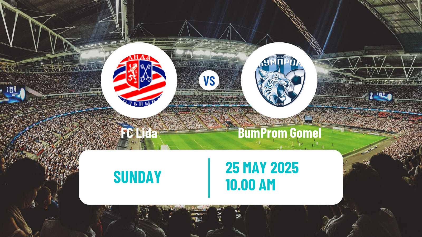Soccer Belarusian Pershaya Liga Lida - BumProm Gomel