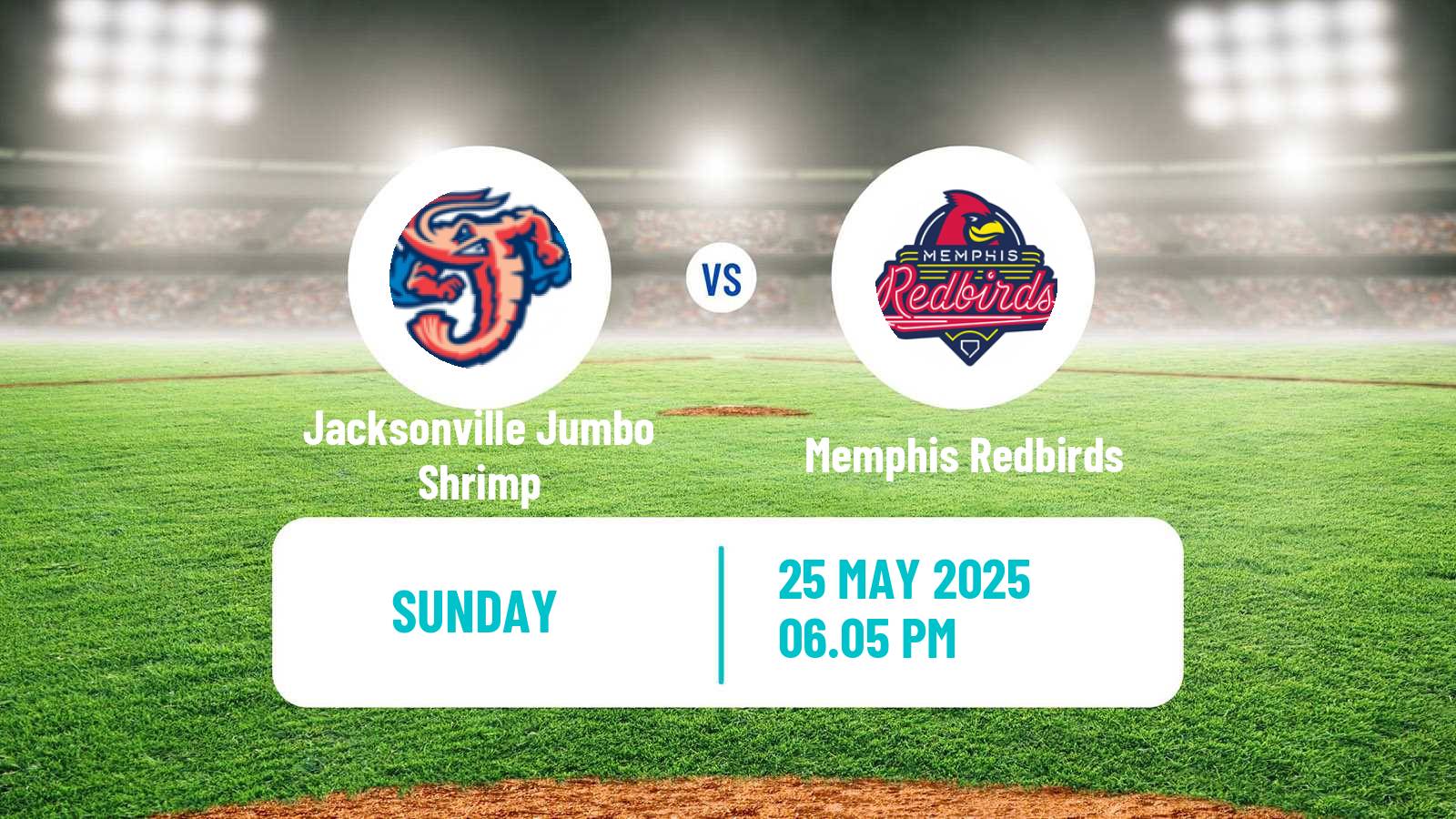 Baseball IL Jacksonville Jumbo Shrimp - Memphis Redbirds