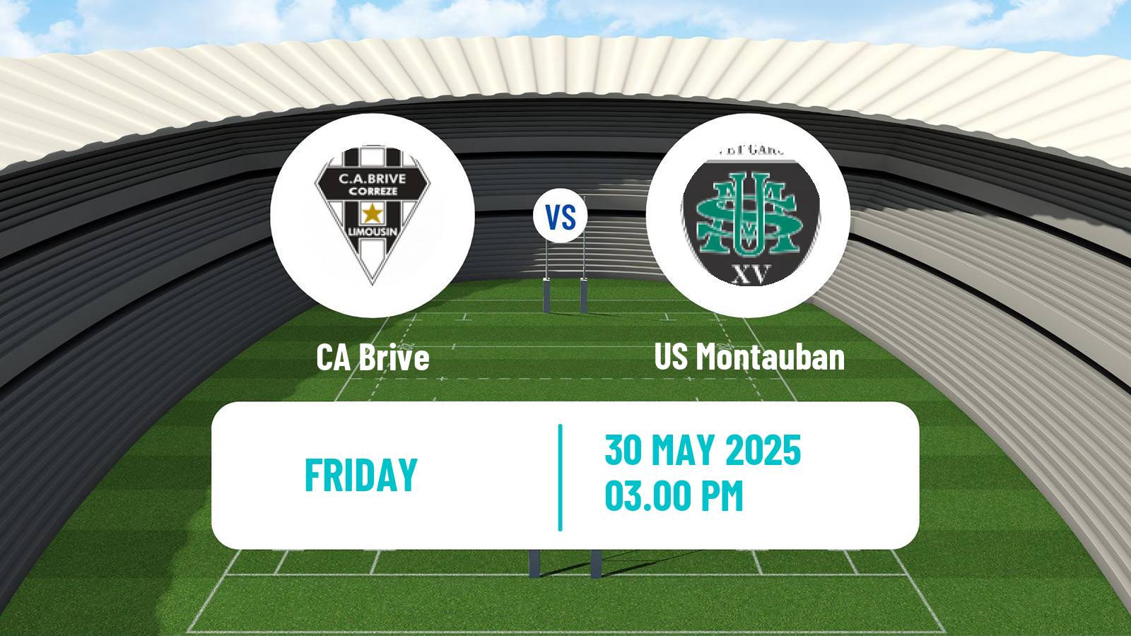 Rugby union French Pro D2 Brive - Montauban