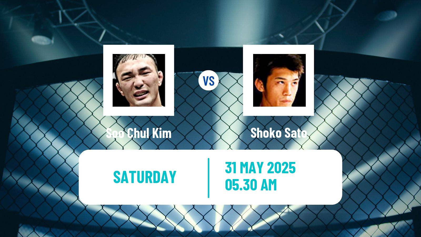 MMA Bantamweight Rizin Men Soo Chul Kim - Shoko Sato