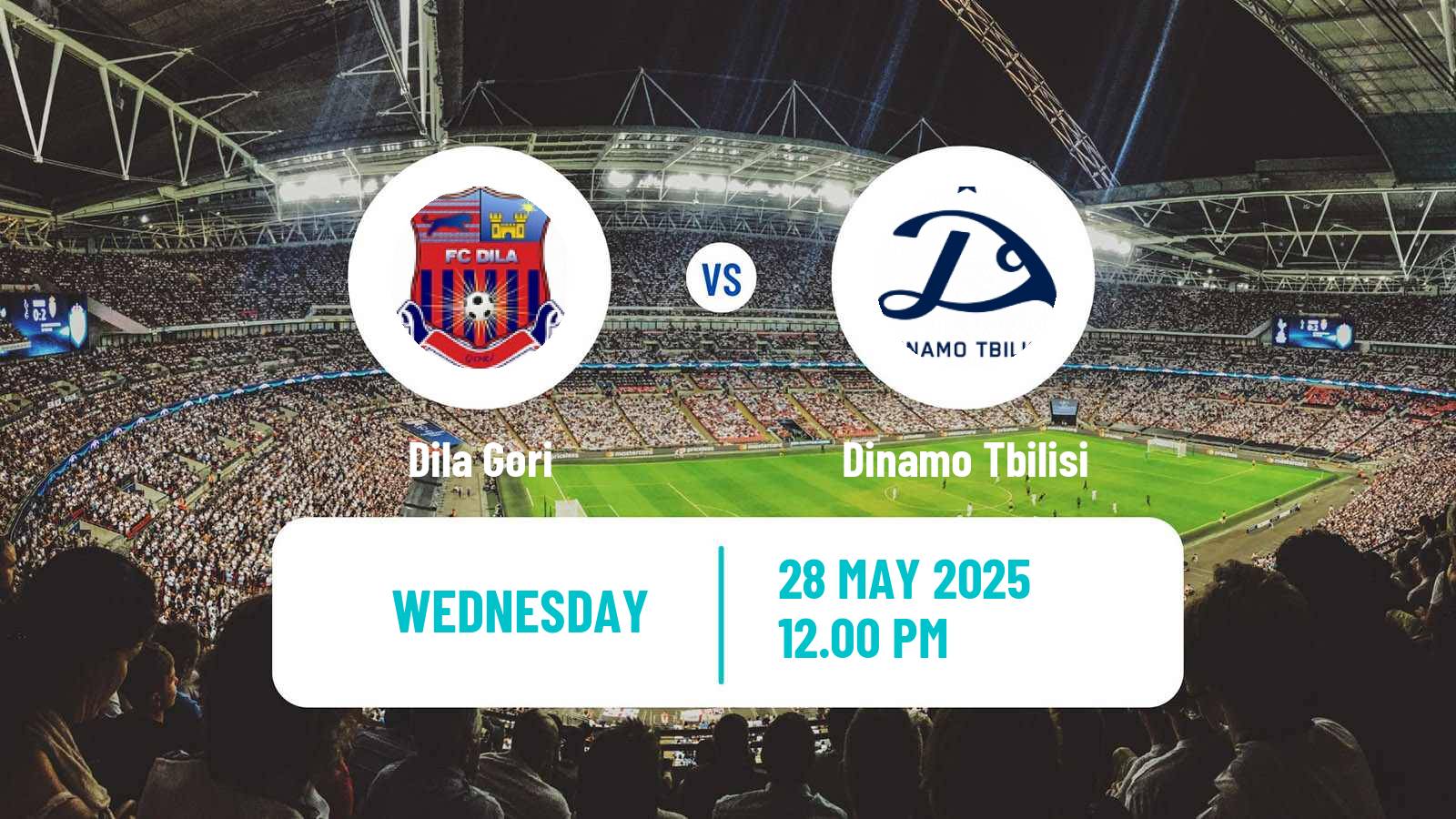 Soccer Georgian Erovnuli Liga Dila Gori - Dinamo Tbilisi