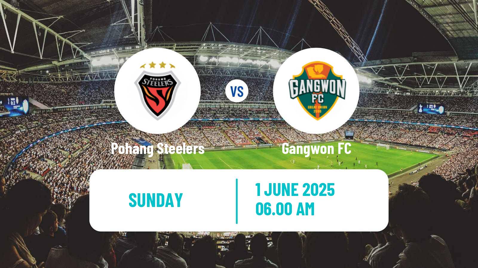 Soccer South Korean K-League 1 Pohang Steelers - Gangwon
