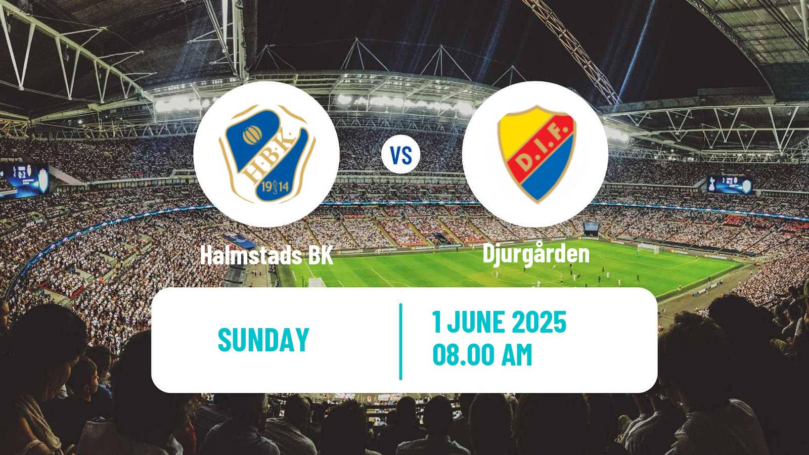 Soccer Swedish Allsvenskan Halmstad - Djurgården