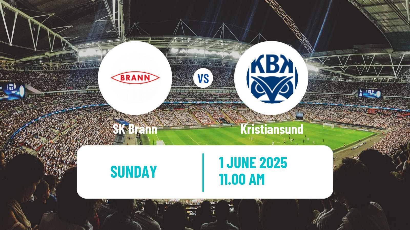 Soccer Norwegian Eliteserien Brann - Kristiansund