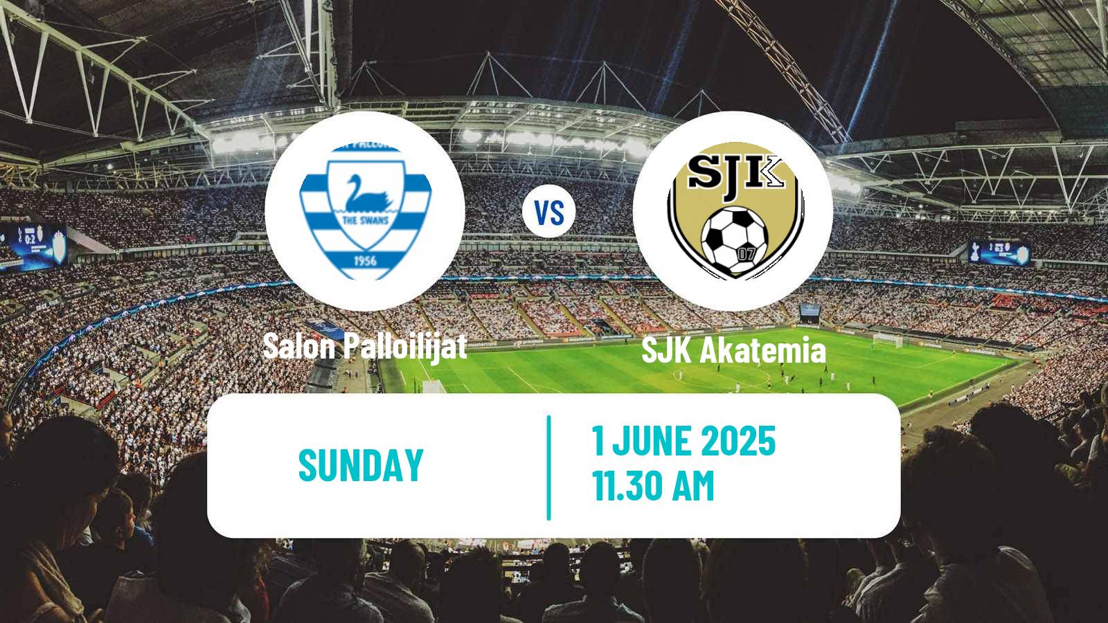 Soccer Finnish Ykkosliiga Salon Palloilijat - SJK Akatemia