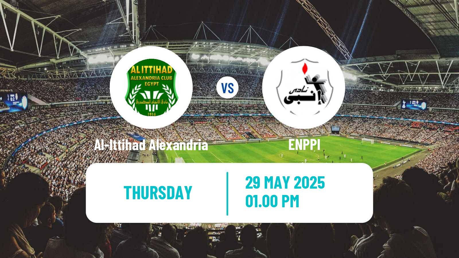 Soccer Egyptian Premier League Al-Ittihad Alexandria - ENPPI