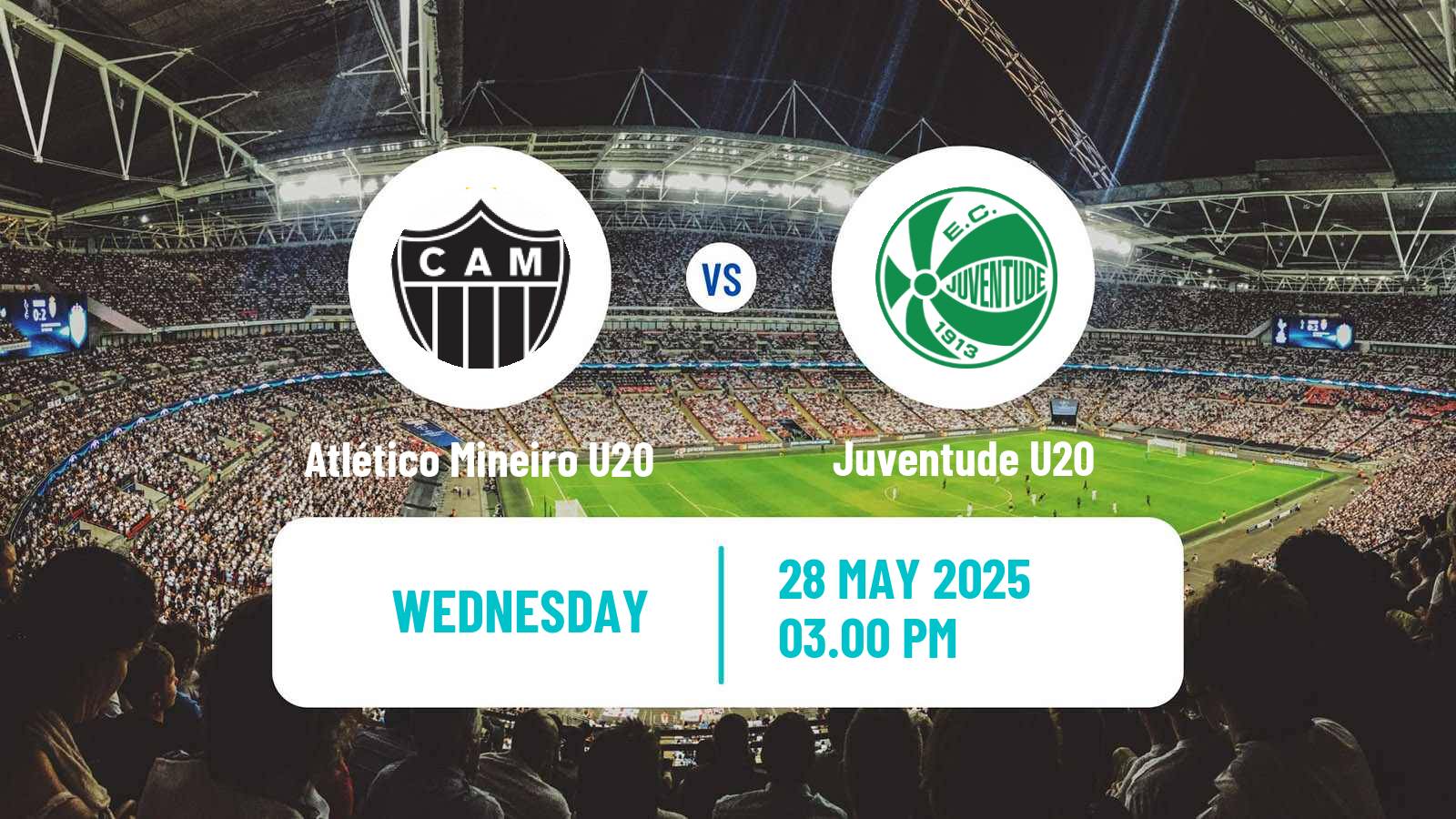 Soccer Brasileiro U20 Atlético Mineiro U20 - Juventude U20