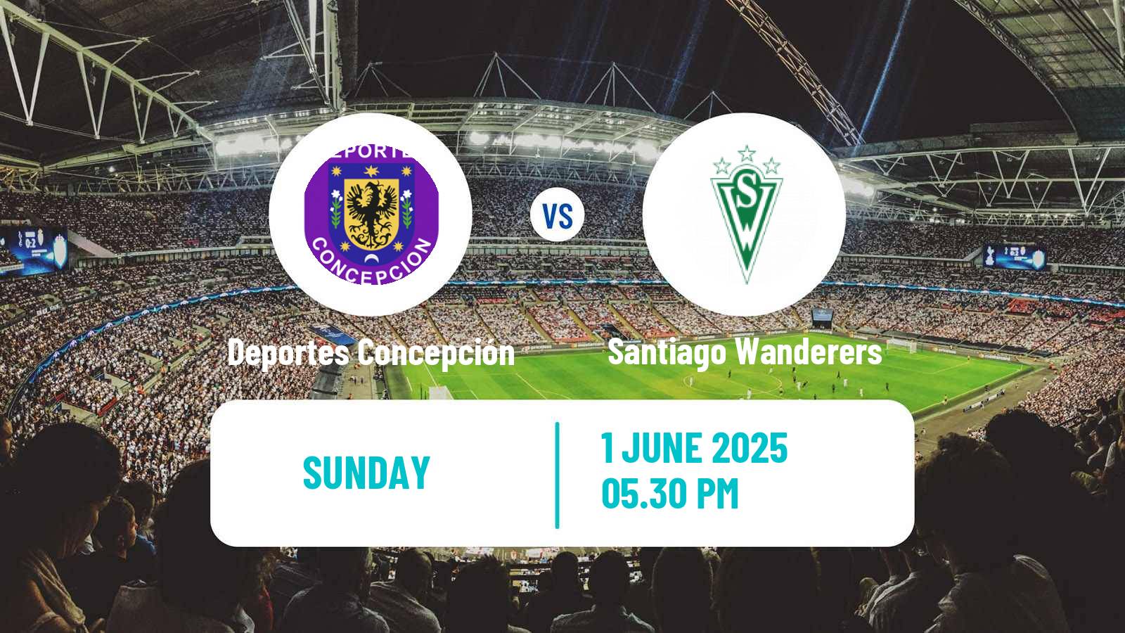 Soccer Chilean Primera B Deportes Concepción - Santiago Wanderers