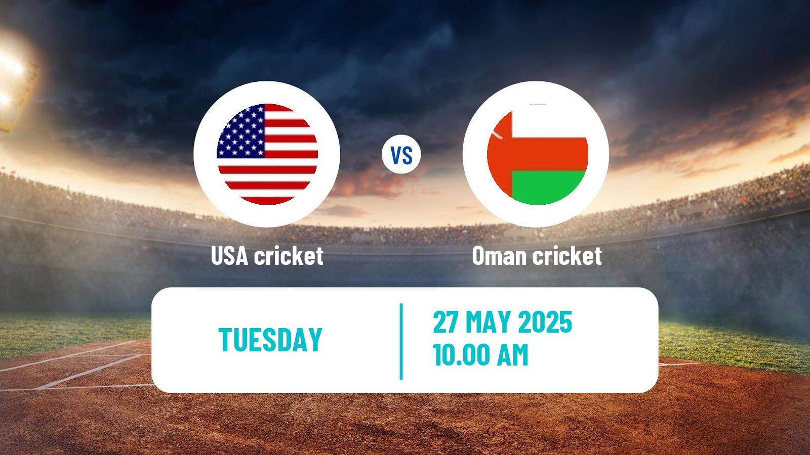 Cricket ICC Cricket World Cup League 2 USA - Oman