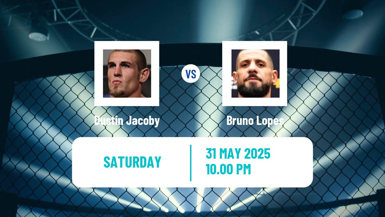 MMA Light Heavyweight UFC Men Dustin Jacoby - Bruno Lopes