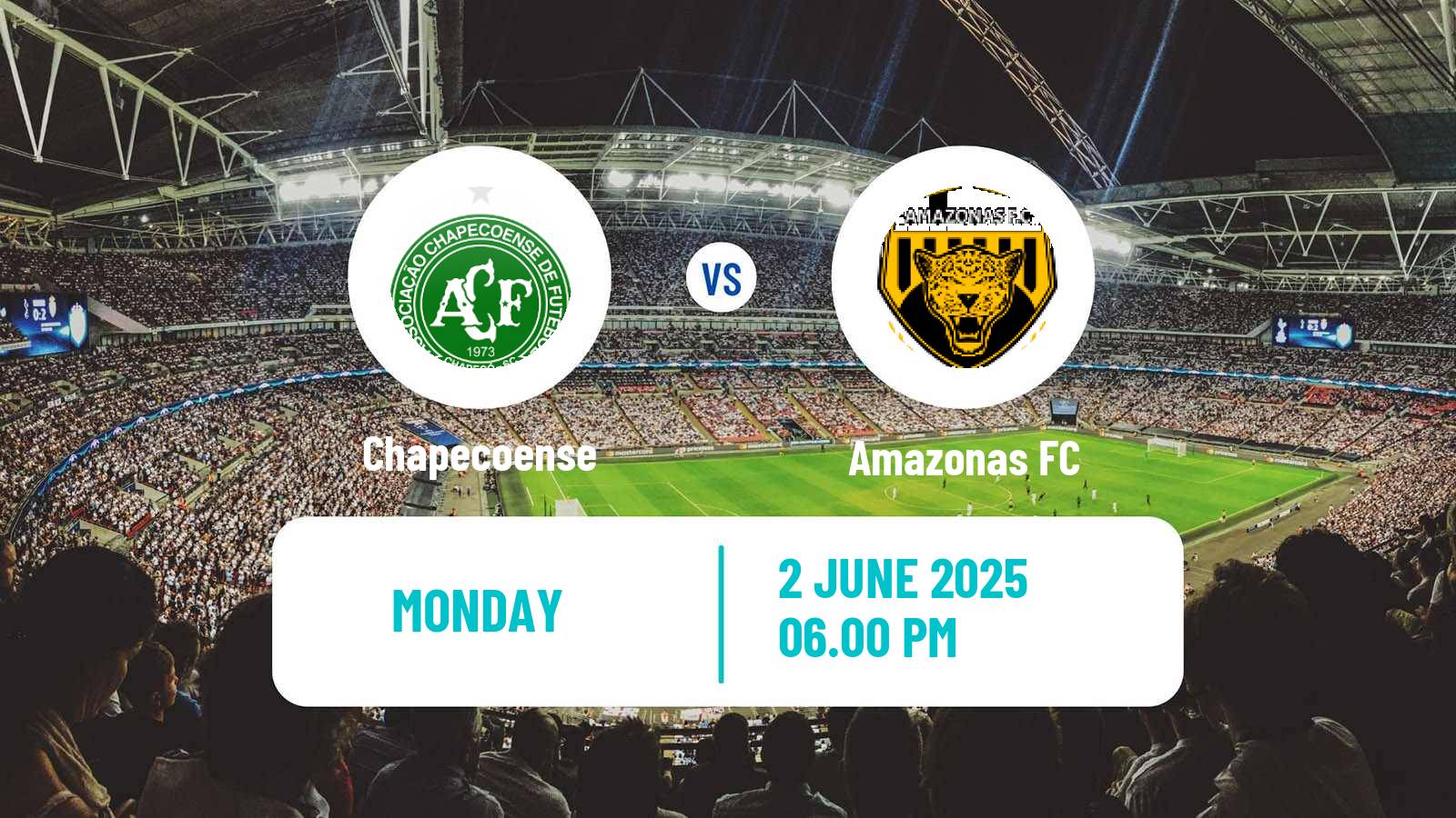 Soccer Brazilian Serie B Chapecoense - Amazonas